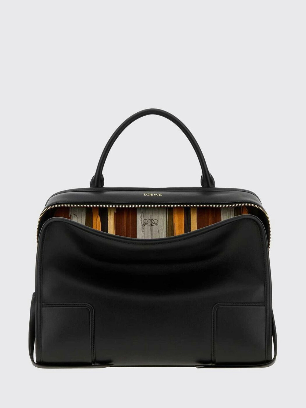 Loewe Amazona Calf Leather 2Way Tote Bag Black